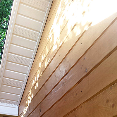 Отделка домов имитацией бруса и имитацией бревна