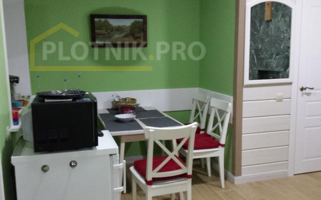 Отделка стен имитацией бруса