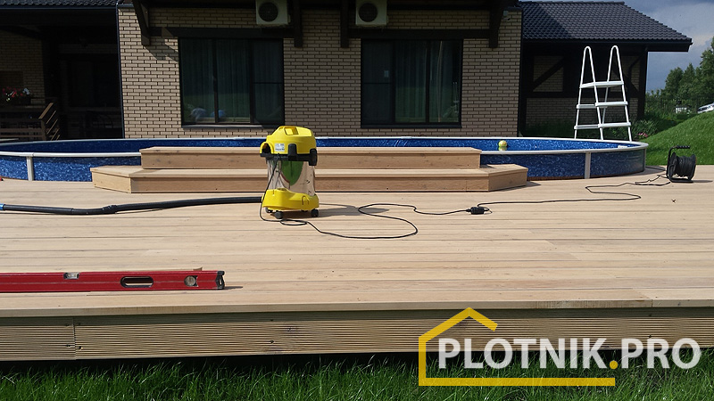 Укладка террасной доски в Нижнем Новгороде